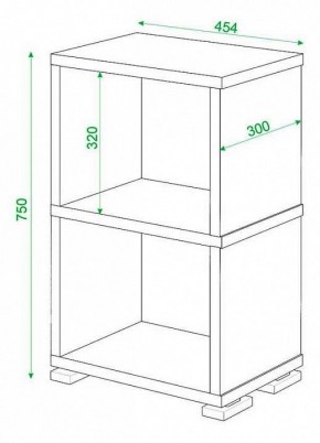 Стеллаж Домино СБ-15/2 в Полевском - polevskoy.mebel24.online | фото 2