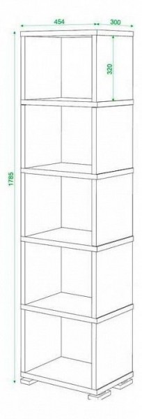Стеллаж Домино СБ-15/5 в Полевском - polevskoy.mebel24.online | фото 3