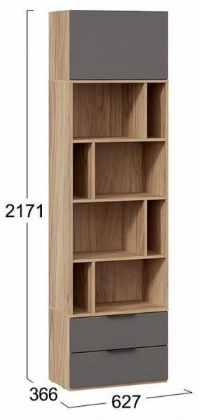 Стеллаж комбинированный Порто Исп. 2 ТД-393.07.20 в Полевском - polevskoy.mebel24.online | фото 5