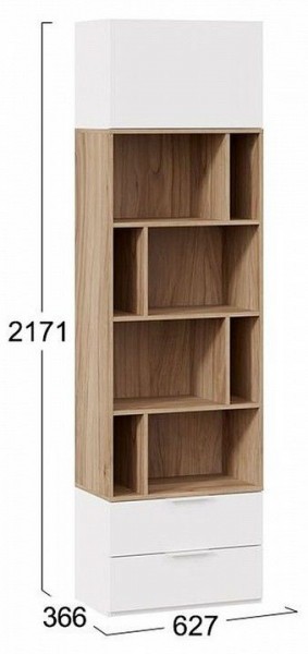 Стеллаж комбинированный Порто Исп. 2 ТД-393.07.20 в Полевском - polevskoy.mebel24.online | фото 5