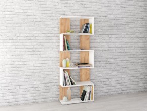 Стеллаж Ромео-1 Дуб крафт золотой/Белый в Полевском - polevskoy.mebel24.online | фото