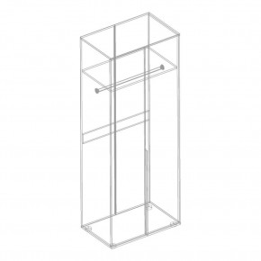 СТИЛ Шкаф 2-ств для одежды в Полевском - polevskoy.mebel24.online | фото 2