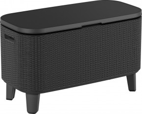 Стол Беви Бар (Bevy Bar Large Cool Bar), графит в Полевском - polevskoy.mebel24.online | фото 2