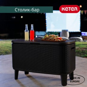 Стол Беви Бар (Bevy Bar Large Cool Bar), графит в Полевском - polevskoy.mebel24.online | фото 4