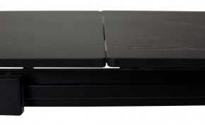 Стол CORNER 120 MATT BLACK MARBLE SOLID CERAMIC / BLACK, ®DISAUR в Полевском - polevskoy.mebel24.online | фото 1