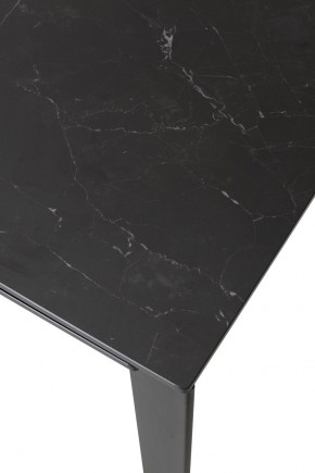 Стол CORNER 120 MATT BLACK MARBLE SOLID CERAMIC / BLACK, ®DISAUR в Полевском - polevskoy.mebel24.online | фото 5