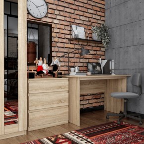 Стол КАСТОР письменный 120х65, цвет Дуб Сонома в Полевском - polevskoy.mebel24.online | фото 3