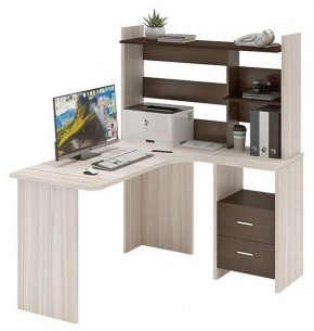 Стол компьютерный Домино Lite СКЛ-Угл130+НКЛ-120 в Полевском - polevskoy.mebel24.online | фото 2