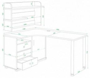 Стол компьютерный Домино нельсон СР-165М в Полевском - polevskoy.mebel24.online | фото 2