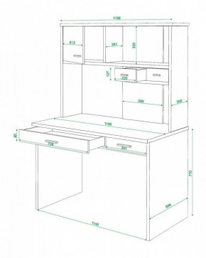 Стол компьютерный Домино СК-60 в Полевском - polevskoy.mebel24.online | фото 3