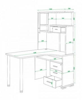 Стол компьютерный Домино СР-130 в Полевском - polevskoy.mebel24.online | фото 5