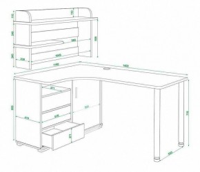 Стол компьютерный Домино СР-145М в Полевском - polevskoy.mebel24.online | фото 5