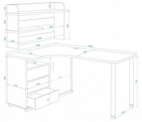 Стол компьютерный Домино СР-145М в Полевском - polevskoy.mebel24.online | фото 3