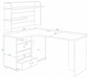 Стол компьютерный Домино СР-165 в Полевском - polevskoy.mebel24.online | фото 2