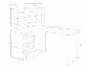 Стол компьютерный Домино СР-165М в Полевском - polevskoy.mebel24.online | фото 2