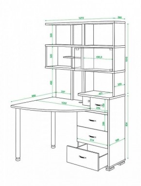 Стол компьютерный Домино СР-320 в Полевском - polevskoy.mebel24.online | фото 5