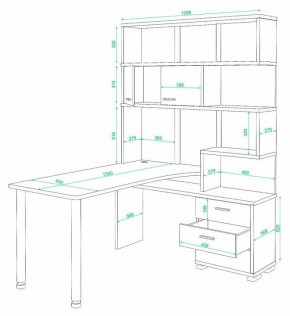 Стол компьютерный Домино СР-420/130 в Полевском - polevskoy.mebel24.online | фото 2