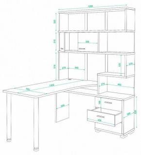 Стол компьютерный Домино СР-420/130 в Полевском - polevskoy.mebel24.online | фото 2