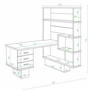 Стол компьютерный Домино СР-520 в Полевском - polevskoy.mebel24.online | фото 2