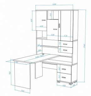 Стол компьютерный Домино СР-620/140 в Полевском - polevskoy.mebel24.online | фото 3