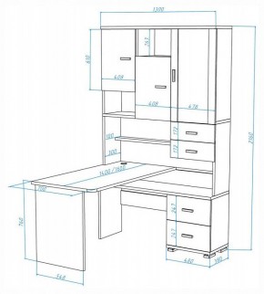 Стол компьютерный Домино СР-620-160 в Полевском - polevskoy.mebel24.online | фото 2