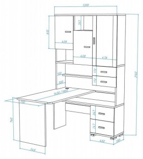 Стол компьютерный Домино СР-620/180 в Полевском - polevskoy.mebel24.online | фото 2