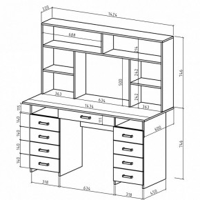 Стол компьютерный Лайт-9Я СН в Полевском - polevskoy.mebel24.online | фото 2