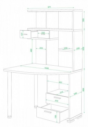 Стол компьютерный СК-20 в Полевском - polevskoy.mebel24.online | фото 2