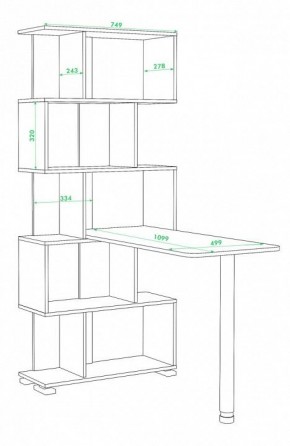 Стол компьютерный СЛ-5СТ в Полевском - polevskoy.mebel24.online | фото 2