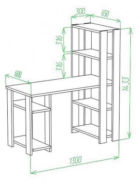 Стол компьютерный Slim СТН-145/130 в Полевском - polevskoy.mebel24.online | фото 3