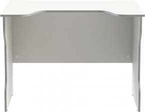 Стол компьютерный ВАРДИГ K2 100x82, белый/серебристый в Полевском - polevskoy.mebel24.online | фото 2
