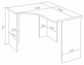 Стол письменный Домино Lite СКЛ-Угл120 в Полевском - polevskoy.mebel24.online | фото 2