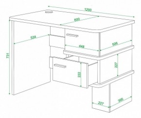 Стол письменный Домино СД-15С в Полевском - polevskoy.mebel24.online | фото 4