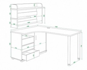 Стол письменный Домино СР-145СМ в Полевском - polevskoy.mebel24.online | фото 5