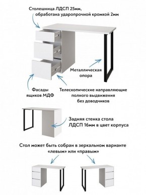 Стол письменный Эконом стандарт С-401 в Полевском - polevskoy.mebel24.online | фото 6