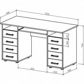 Стол письменный Остин в Полевском - polevskoy.mebel24.online | фото 3