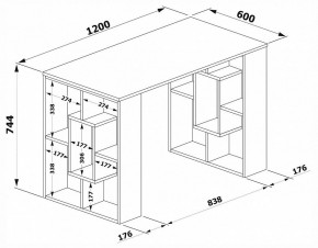 Стол письменный СПм-15 в Полевском - polevskoy.mebel24.online | фото 2