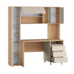 Стол рабочий 12.95 N Комфорт (Дуб сонома, Сатин 7045 PE) в Полевском - polevskoy.mebel24.online | фото 2