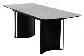 Стол RASMUS 160 TL-45 Белый мрамор, испанская керамика / черный каркас, ®DISAUR в Полевском - polevskoy.mebel24.online | фото 4