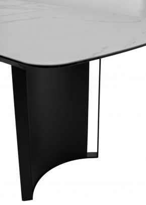 Стол RASMUS 160 TL-45 Белый мрамор, испанская керамика / черный каркас, ®DISAUR в Полевском - polevskoy.mebel24.online | фото 7
