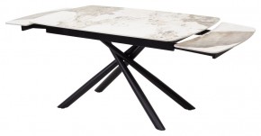 Стол RIVOLI 140 GLOSS LUXURY PANDORA SOLID CERAMIC / BLACK, ®DISAUR в Полевском - polevskoy.mebel24.online | фото 6