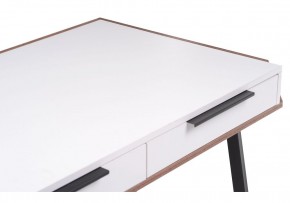 Компьютерный стол Рокс 116х65х77 белый / дуб делано темный / черный в Полевском - polevskoy.mebel24.online | фото 5