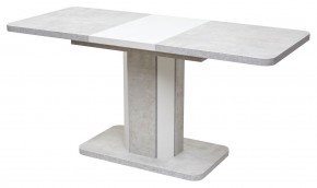 Стол STORK 120 Белый бетон/ Белый М-City в Полевском - polevskoy.mebel24.online | фото 1
