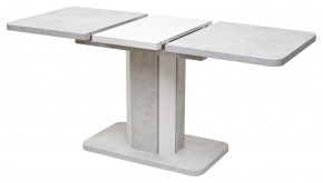 Стол STORK 120 Белый бетон/ Белый М-City в Полевском - polevskoy.mebel24.online | фото 3