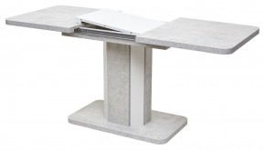 Стол STORK 120 Белый бетон/ Белый М-City в Полевском - polevskoy.mebel24.online | фото 4