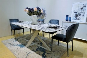 Стол VICENZA 220 BULGARI WHITE, керамика / белый, ®DISAUR в Полевском - polevskoy.mebel24.online | фото 12
