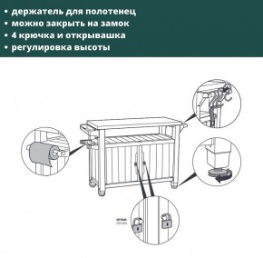 Столик для барбекю 207 Л (Unity XL 207L) в Полевском - polevskoy.mebel24.online | фото 9