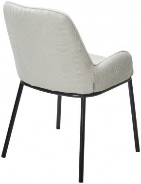 Стул BRIO CATO-01 Белый, фактурная ткань / черный каркас, ®DISAUR в Полевском - polevskoy.mebel24.online | фото 5