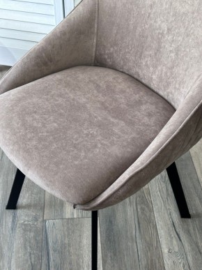 Стул CASA, 360 град. поворот. B5 Капучино, велюр / черный каркас,М-City в Полевском - polevskoy.mebel24.online | фото 3