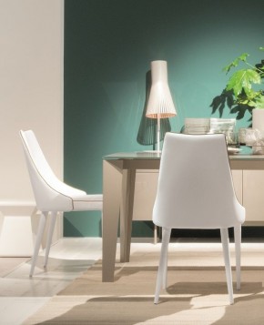 Стул CLARA 40.11 (TR505 white with sand cordonet, экокожа) в Полевском - polevskoy.mebel24.online | фото 3
